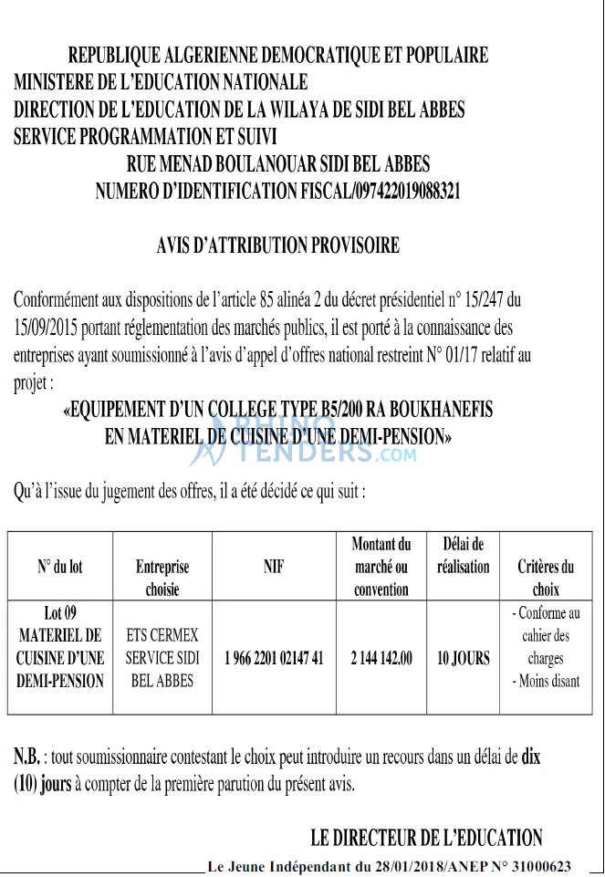 Le jeune indépendant