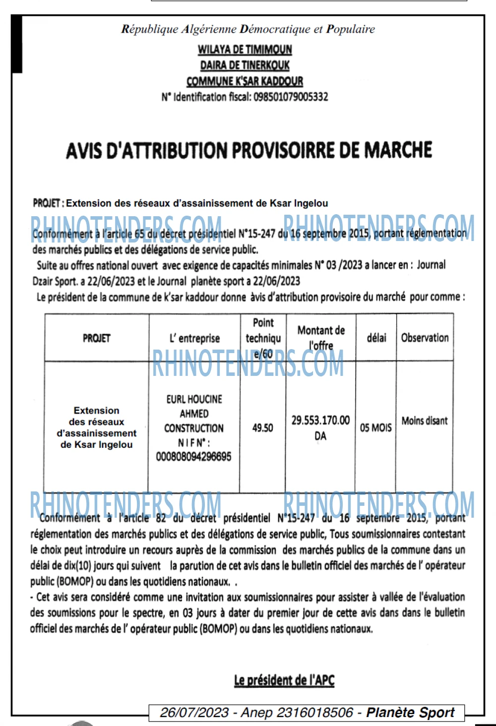 PLANETE SPORT