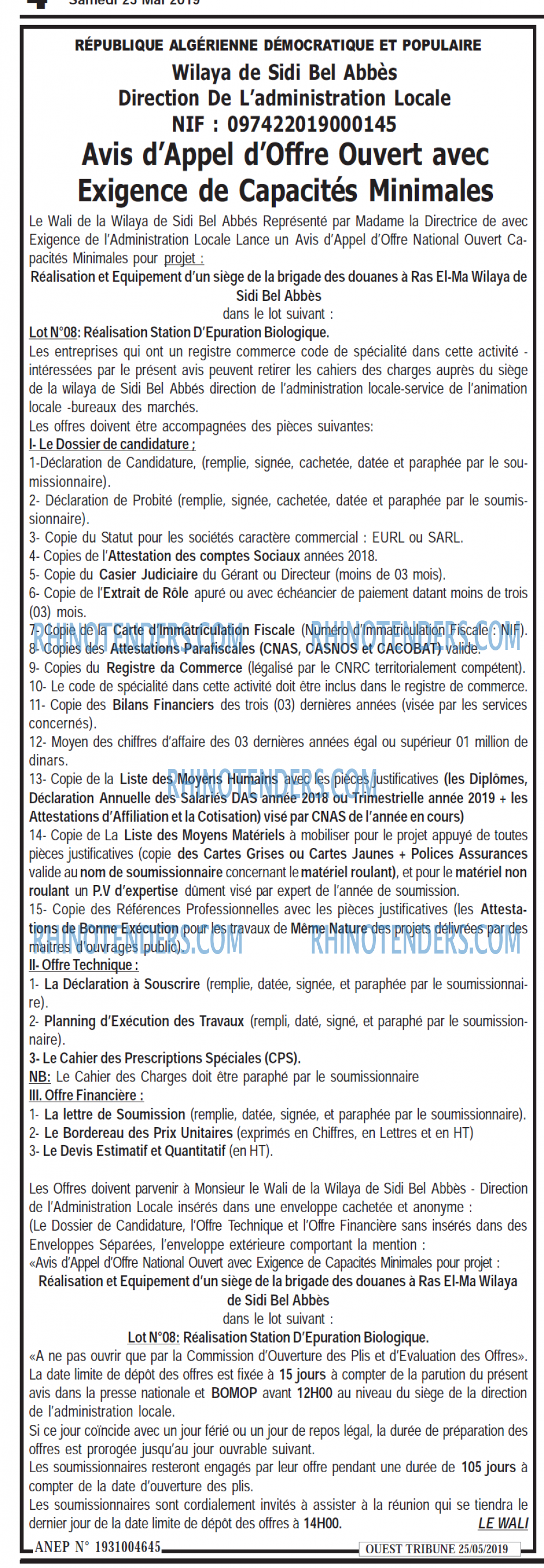 ouest TRIBUNE