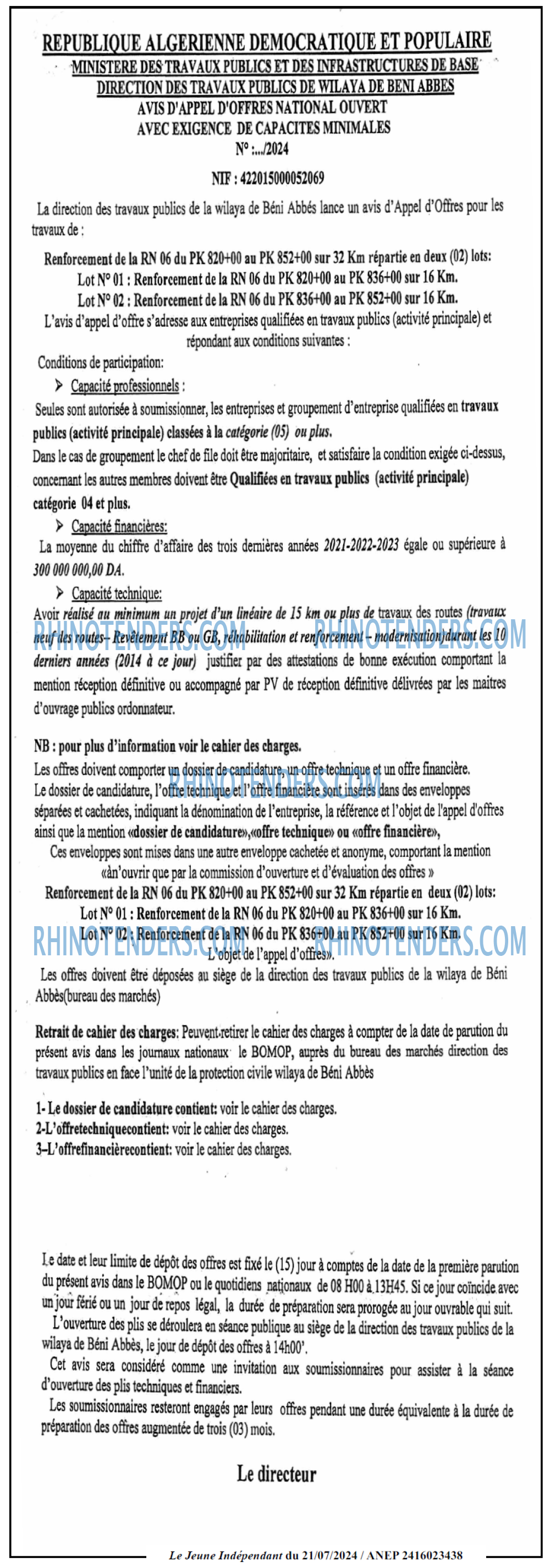 Le jeune indépendant