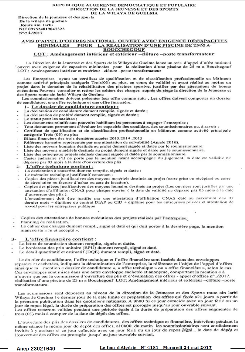 Le Jour d'Algérie