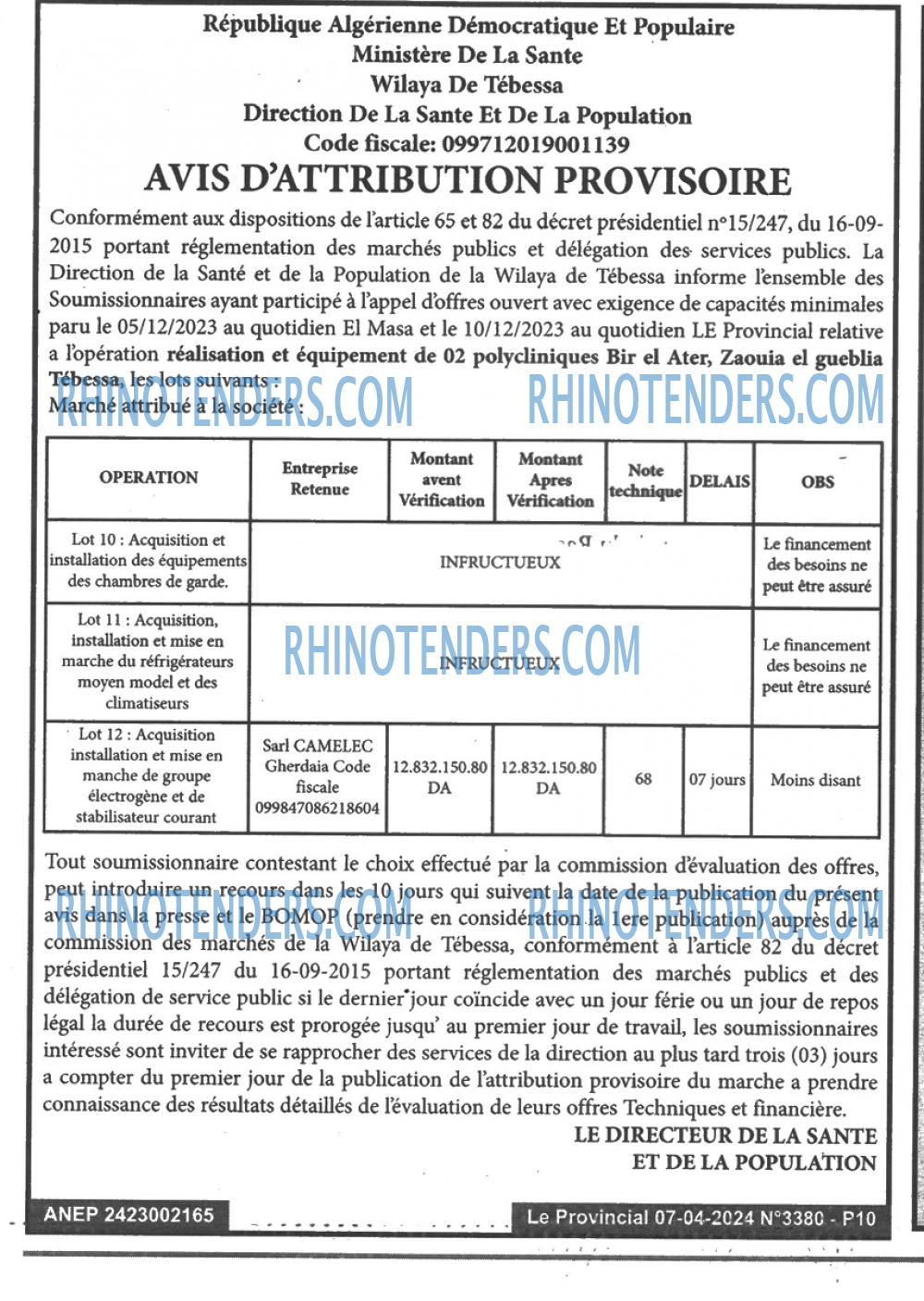 LE PROVINCIAL
