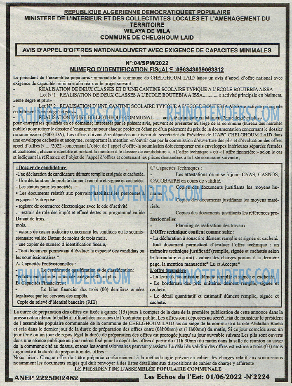 Les Echos de l'Est