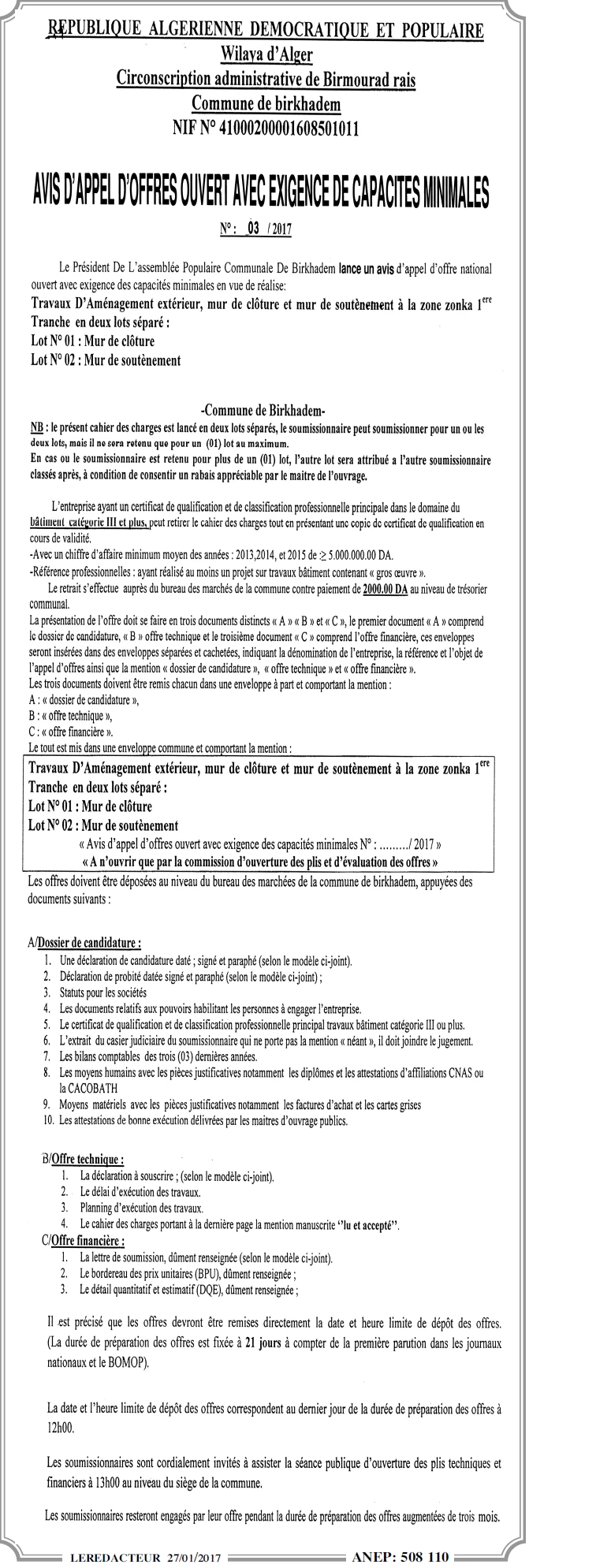 LE REDACTEUR