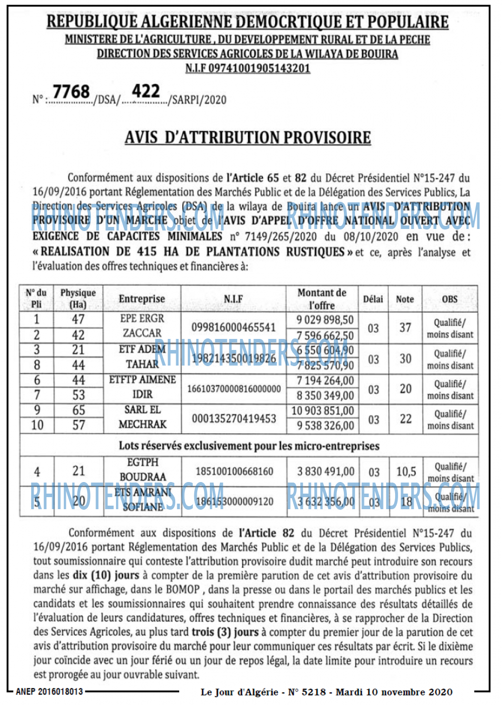 Le Jour d'Algérie