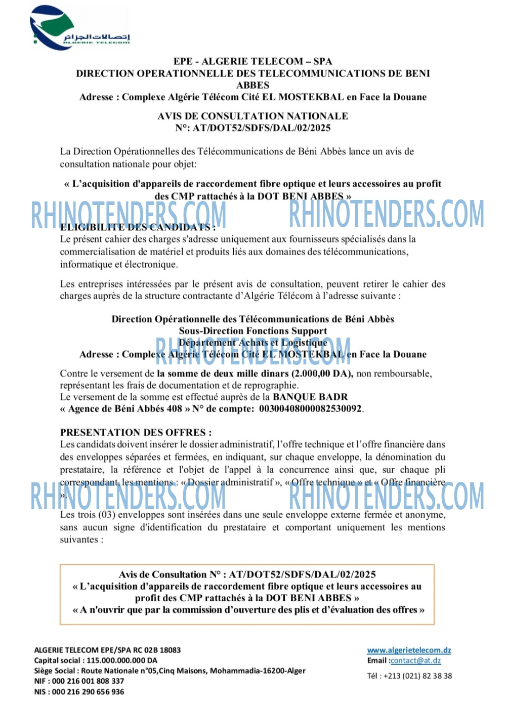 Rhinotenders