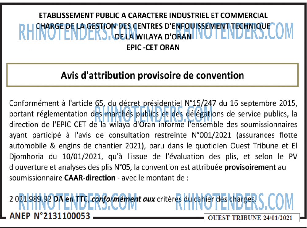 ouest TRIBUNE