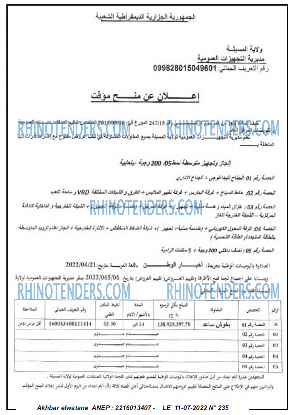Akhbar Lwatan