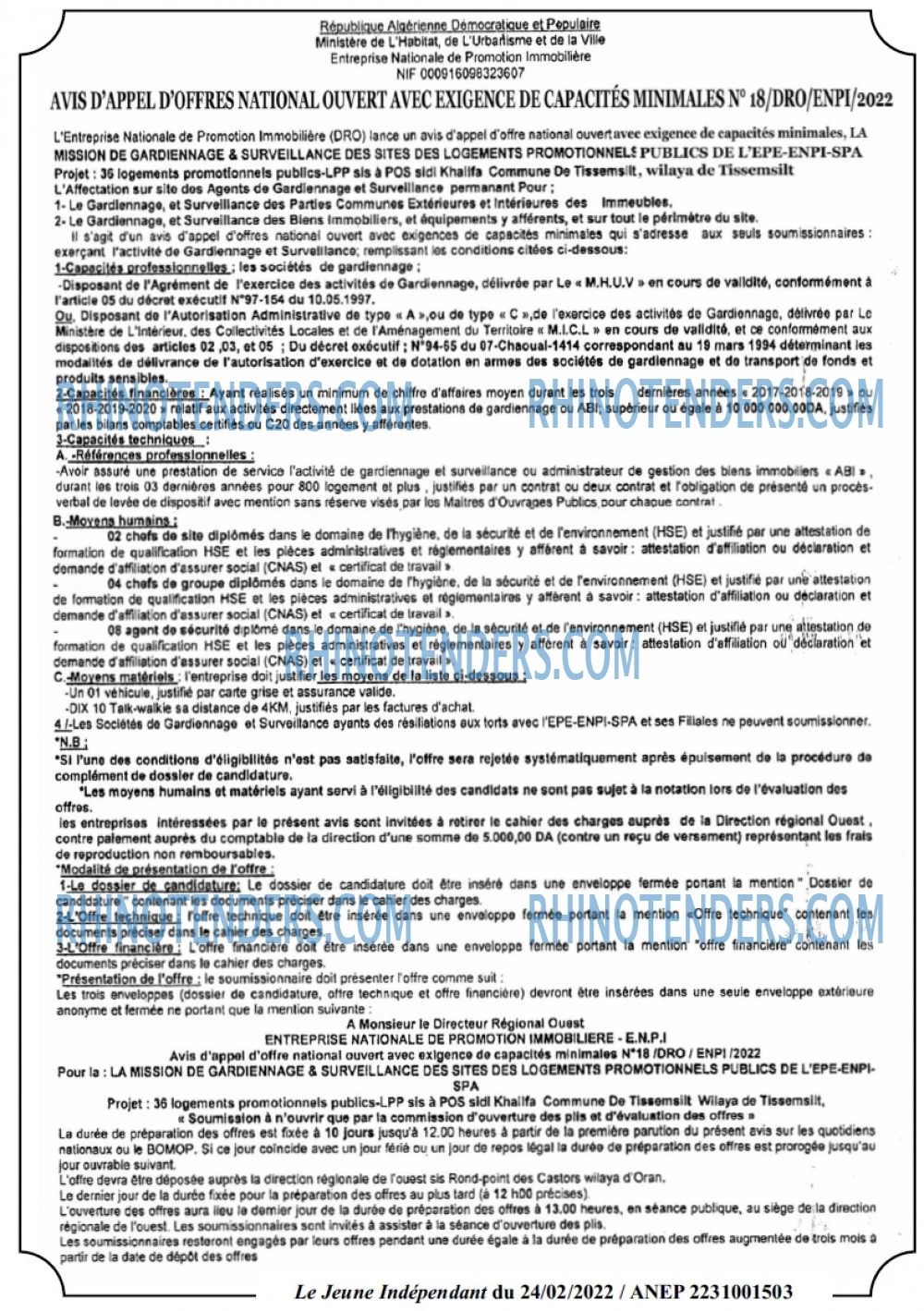 Jeune Independant