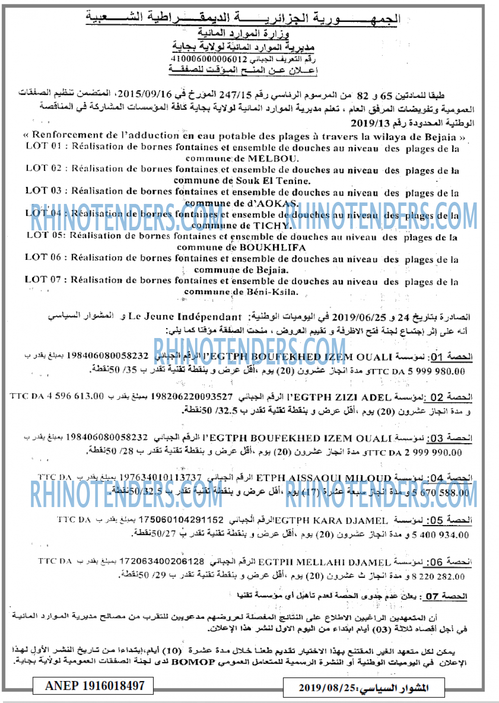 المشوار السياسي