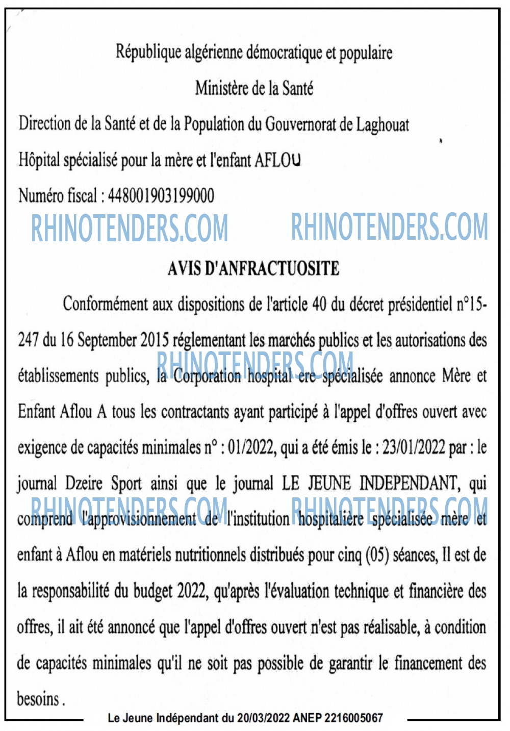 Jeune Independant