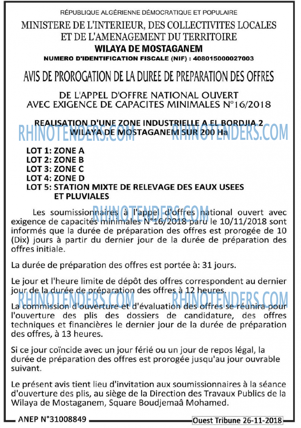ouest TRIBUNE