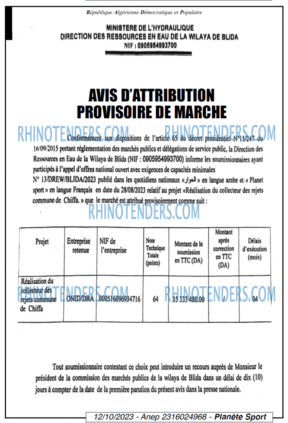 PLANETE SPORT