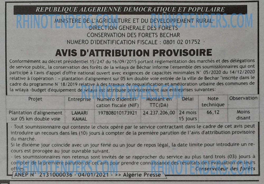 ALGERIE PRESSE