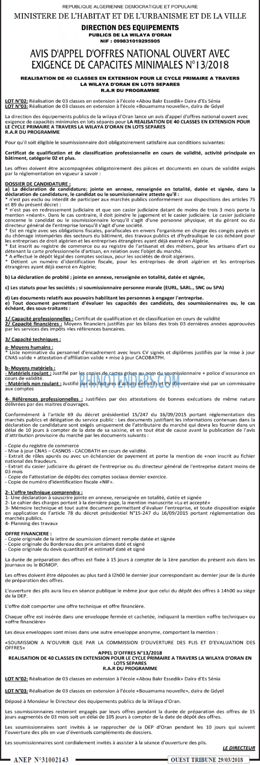 ouest TRIBUNE