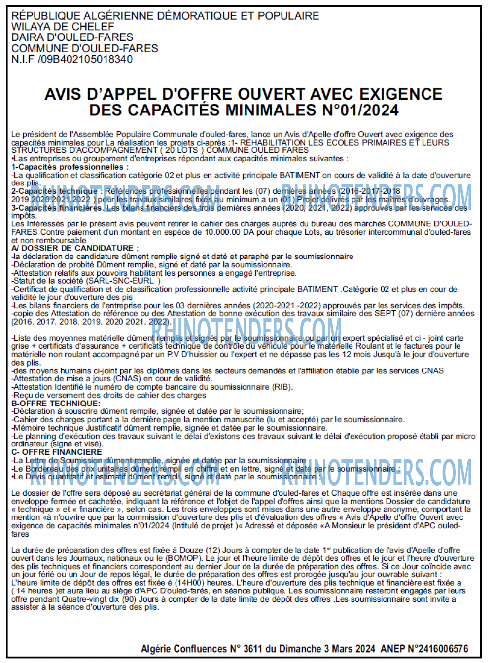 Algerie Confluence