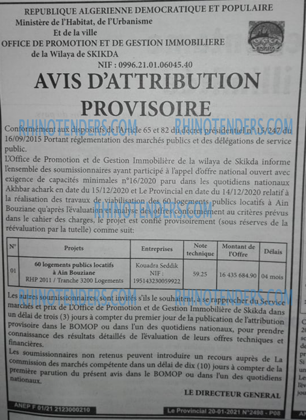 LE PROVINCIAL