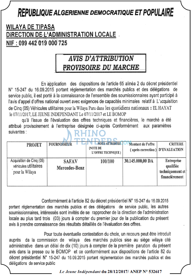 Le jeune indépendant