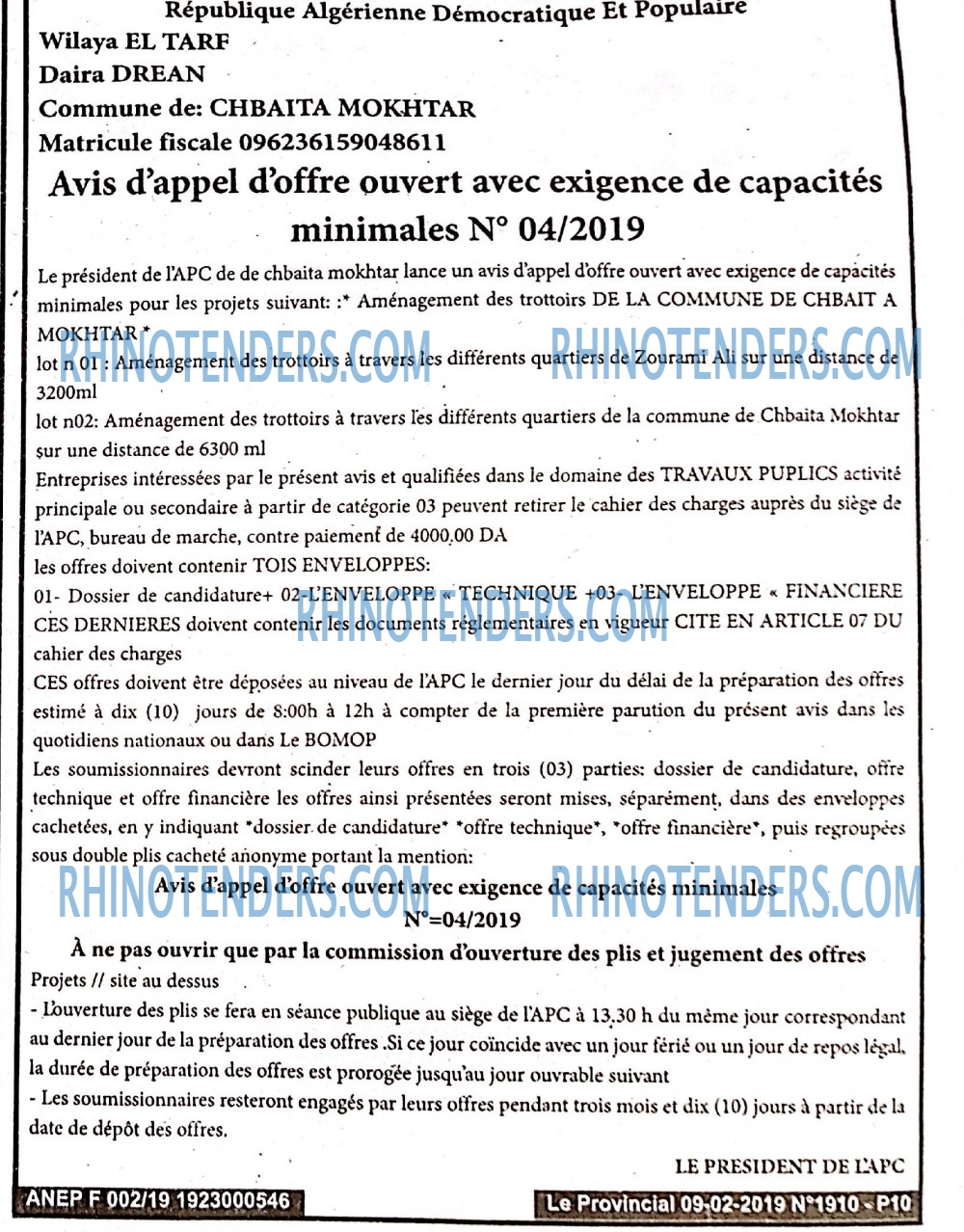 LE PROVINCIAL