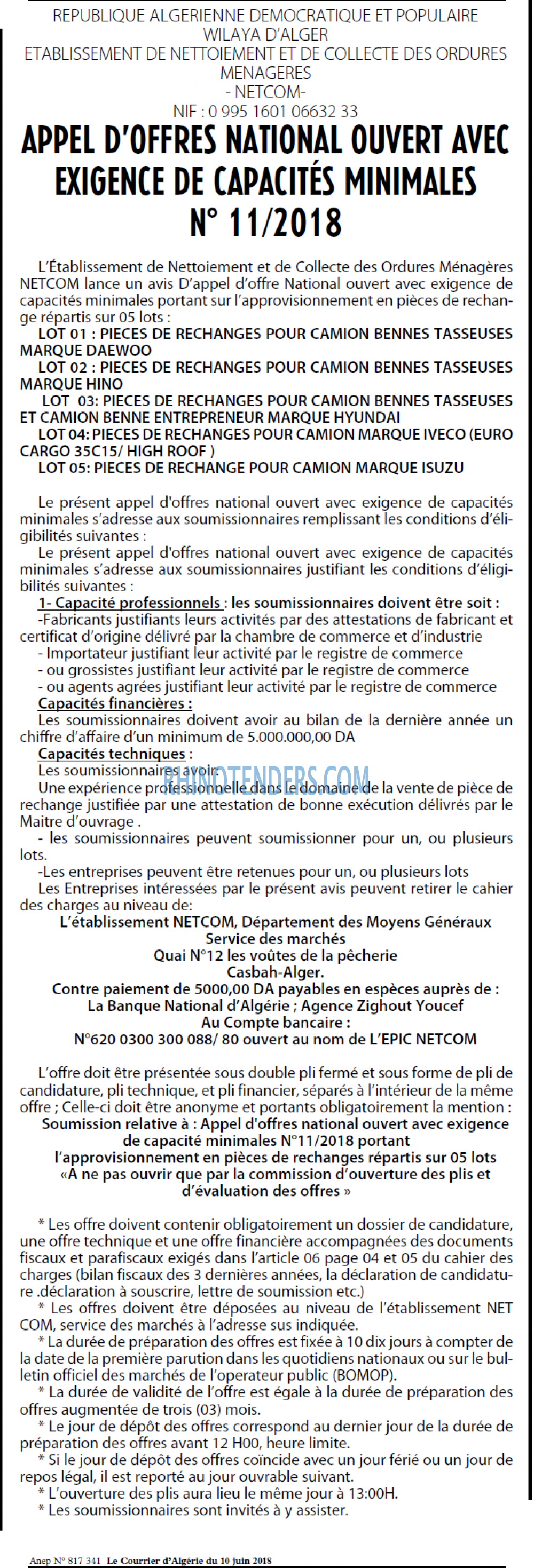 Le Courrier d'Algerie
