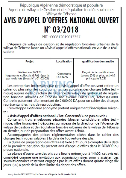 Le Courrier d'Algerie