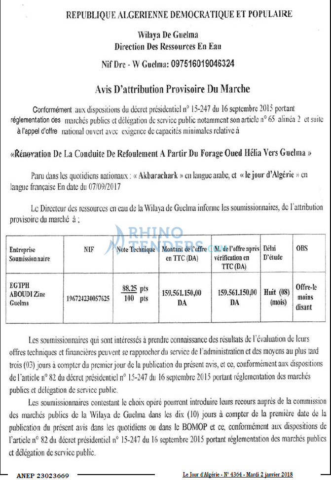 Le Jour d'Algérie
