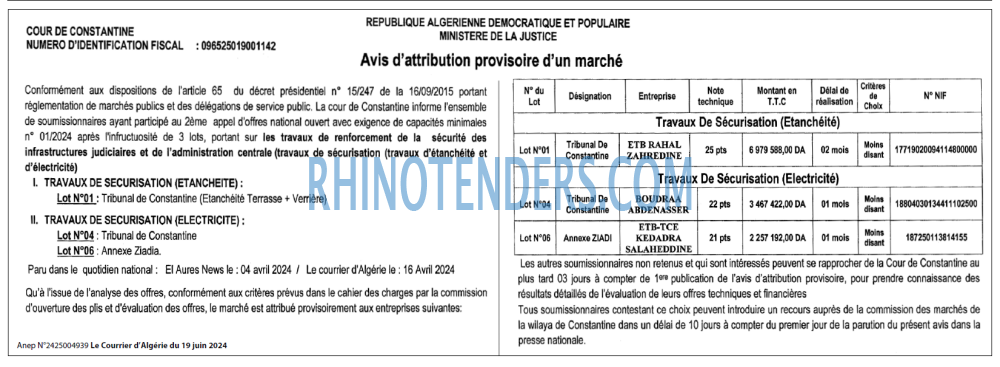 Le Courrier d'Algerie