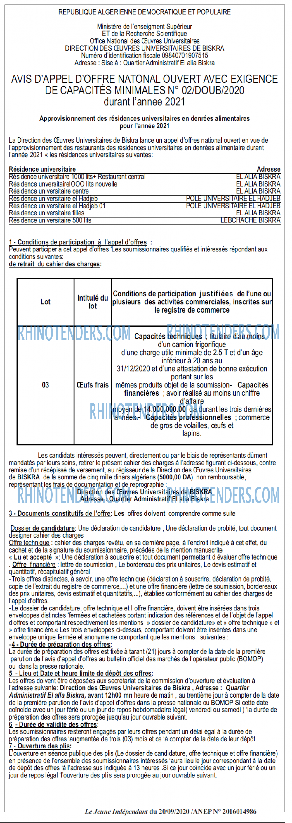 Jeune Independant