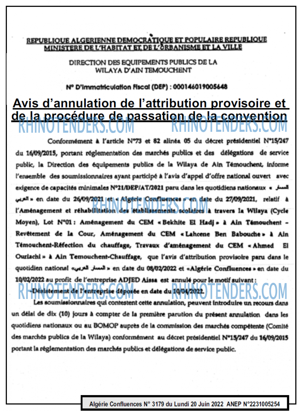 Algerie Confluence
