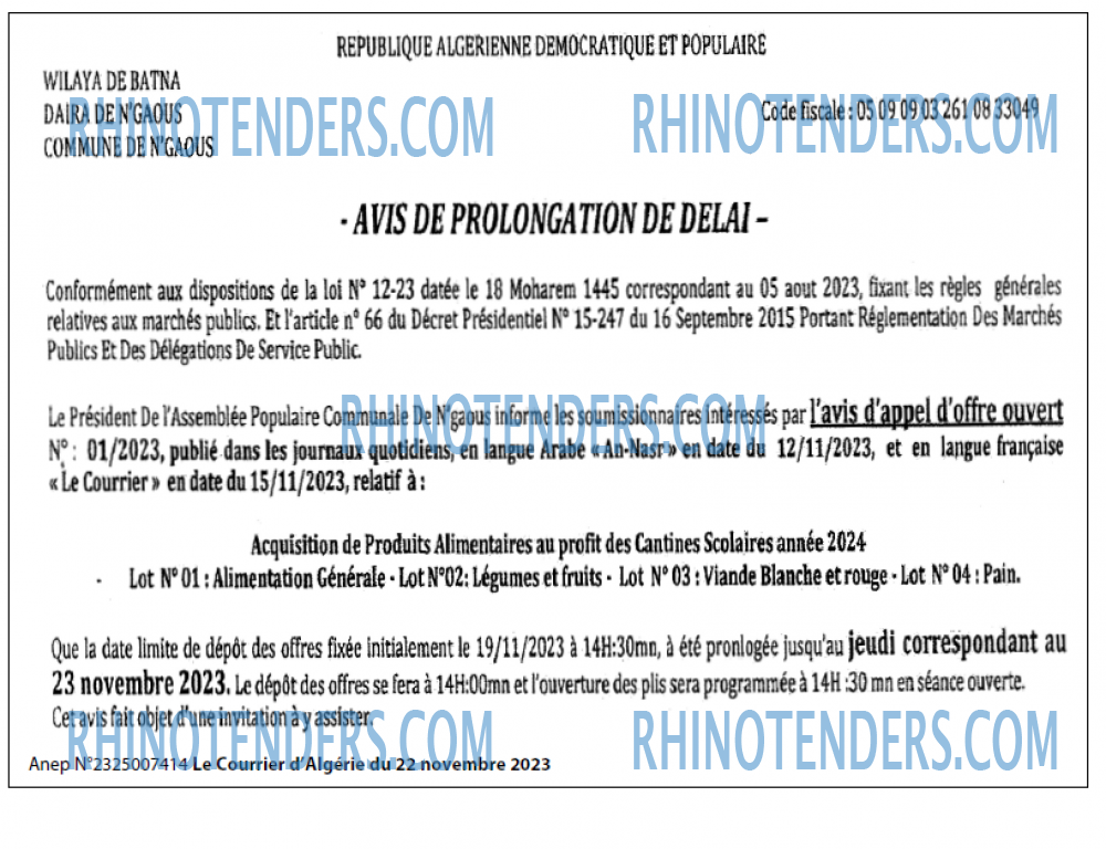 Le Courrier d'Algerie