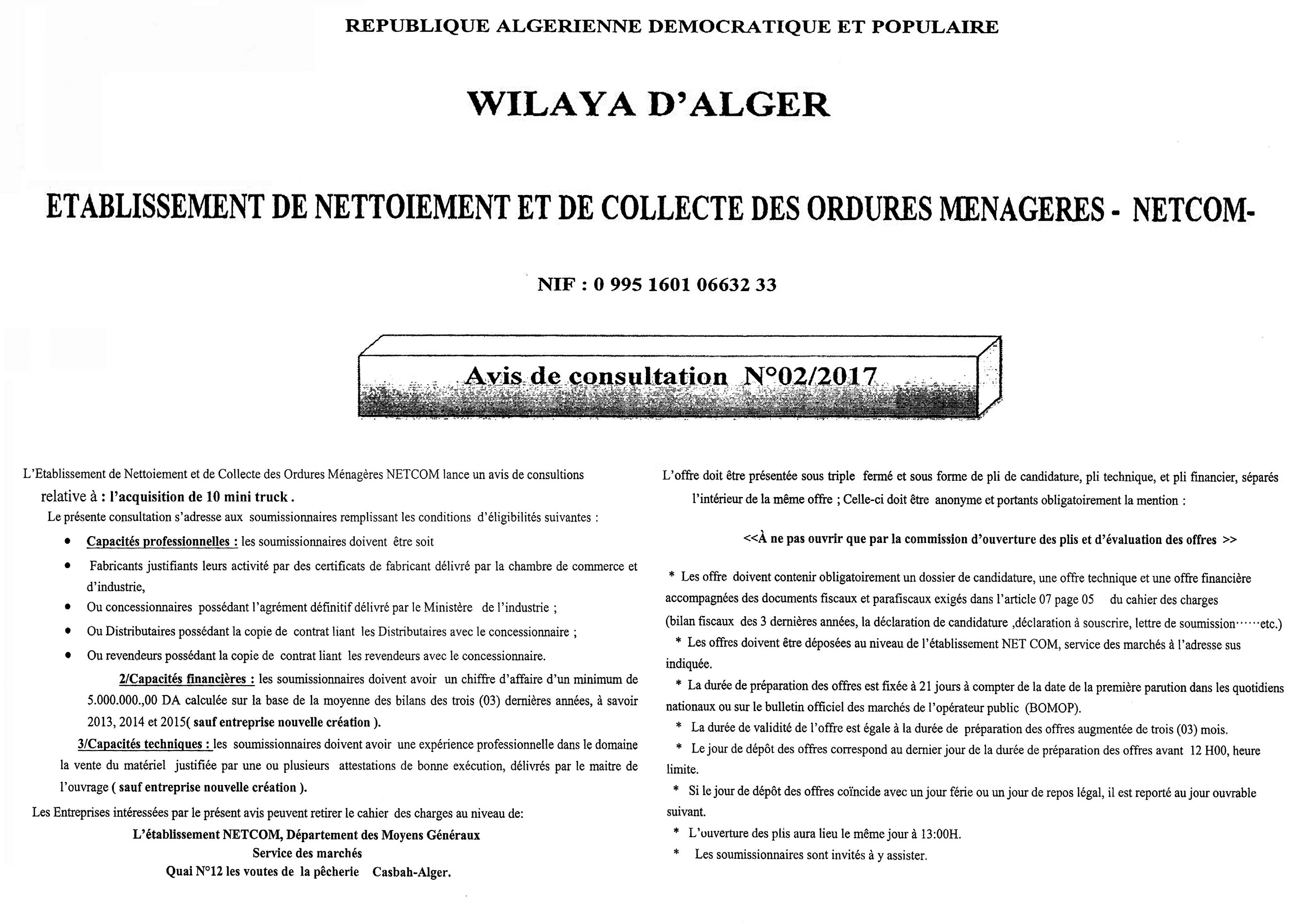 LE SOIR D'ALGERIE
