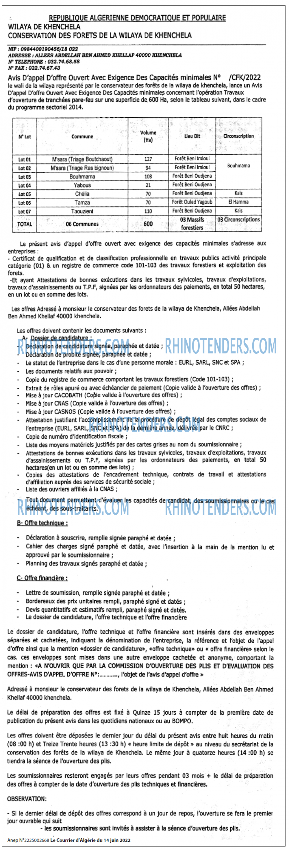 Le Courrier d'Algerie