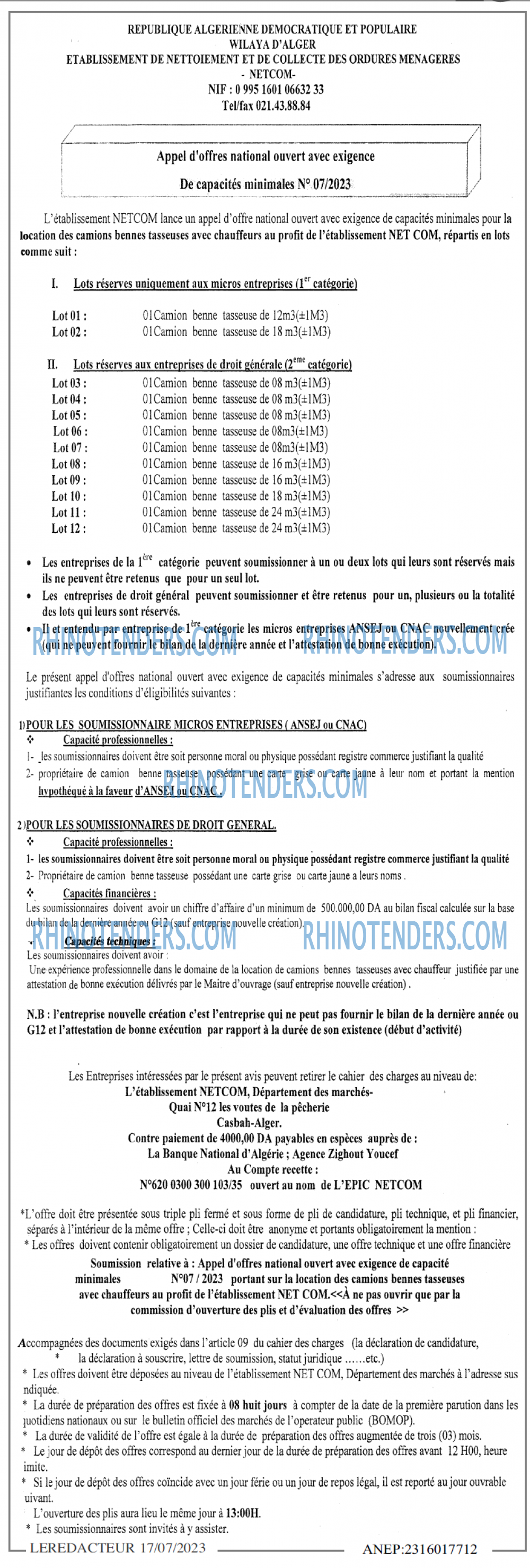 LE REDACTEUR