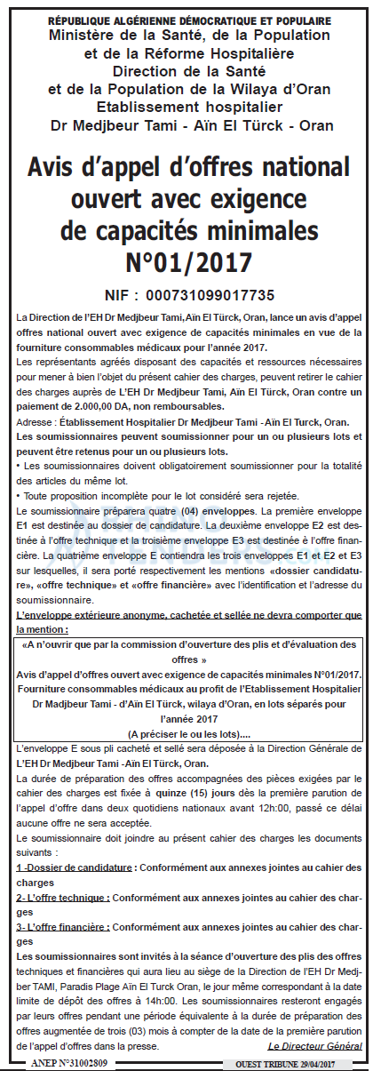 ouest TRIBUNE
