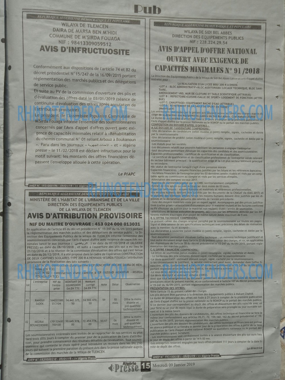 ALGERIE PRESSE