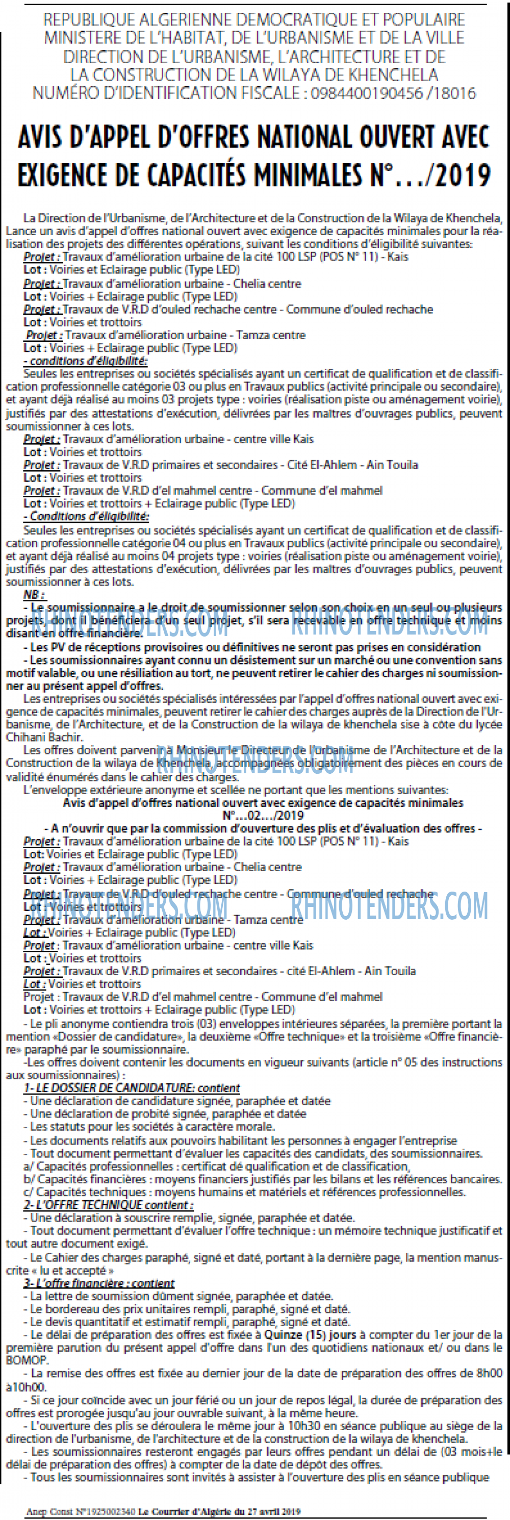 Le Courrier d'Algerie