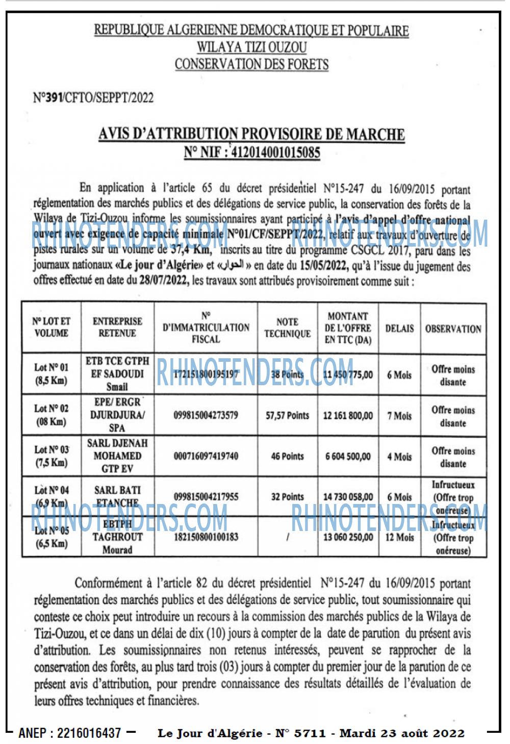 Le Jour d'Algérie