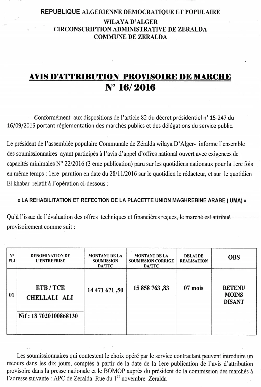 LE REDACTEUR