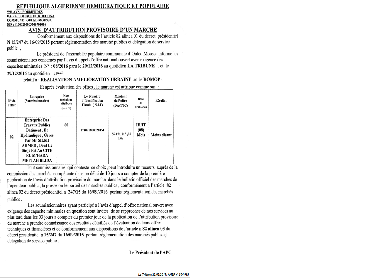 La Tribune