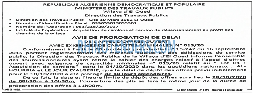 Le Jour d'Algérie