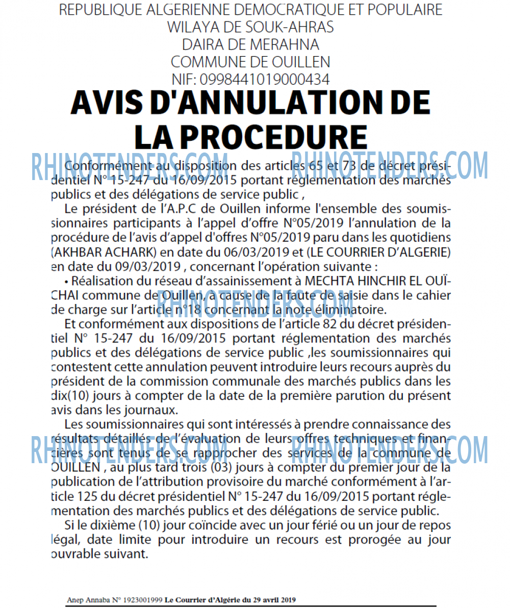 Le Courrier d'Algerie