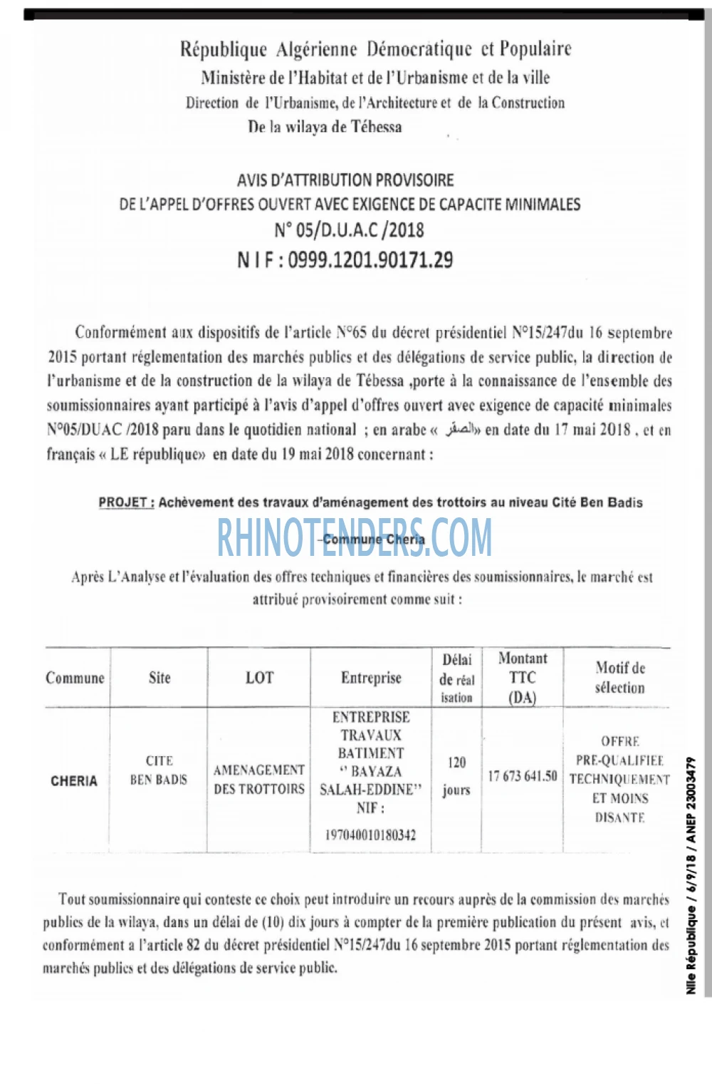NOUVELLE REPUBLIQUE