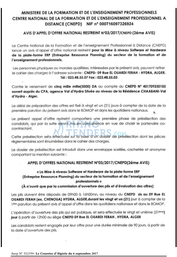Le Courrier d'Algerie