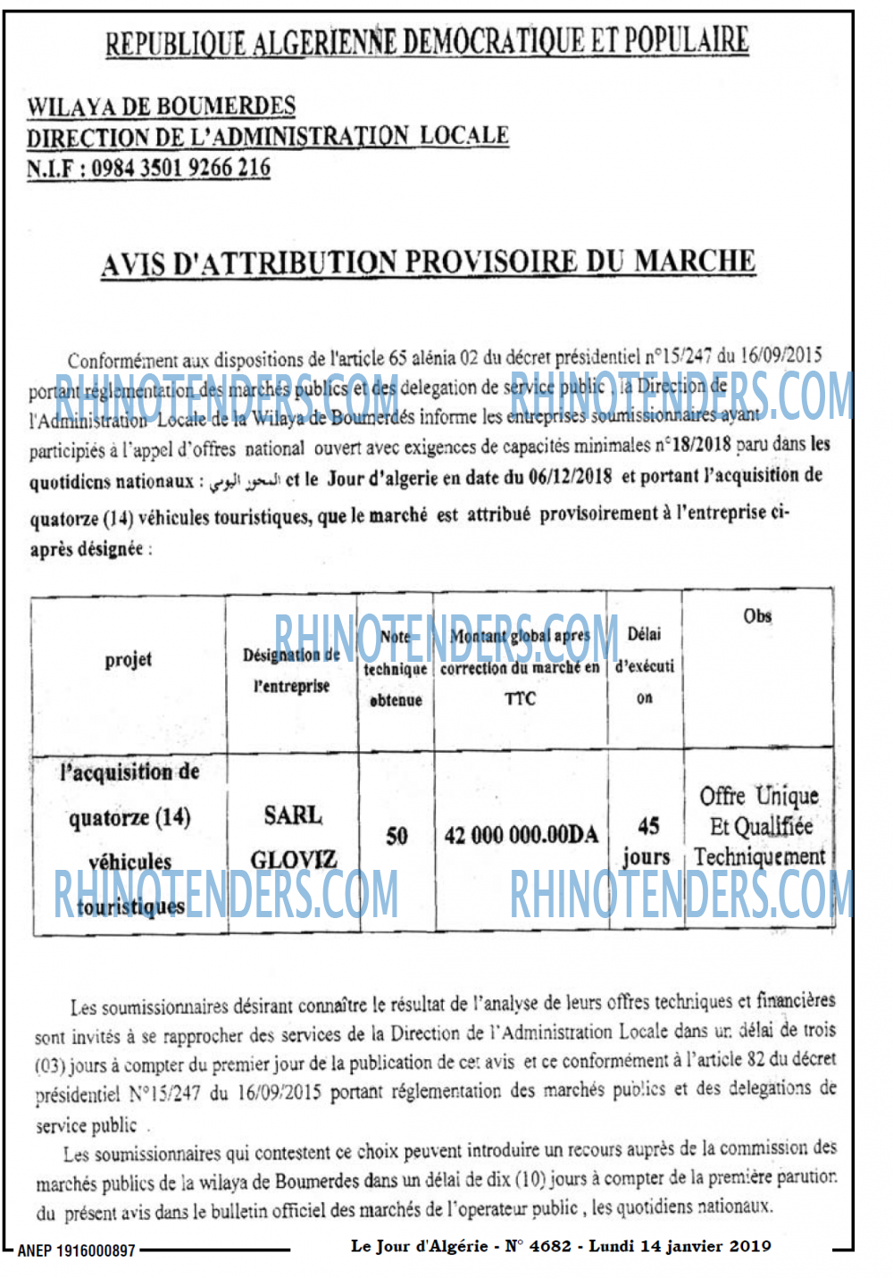 Le Jour d'Algérie