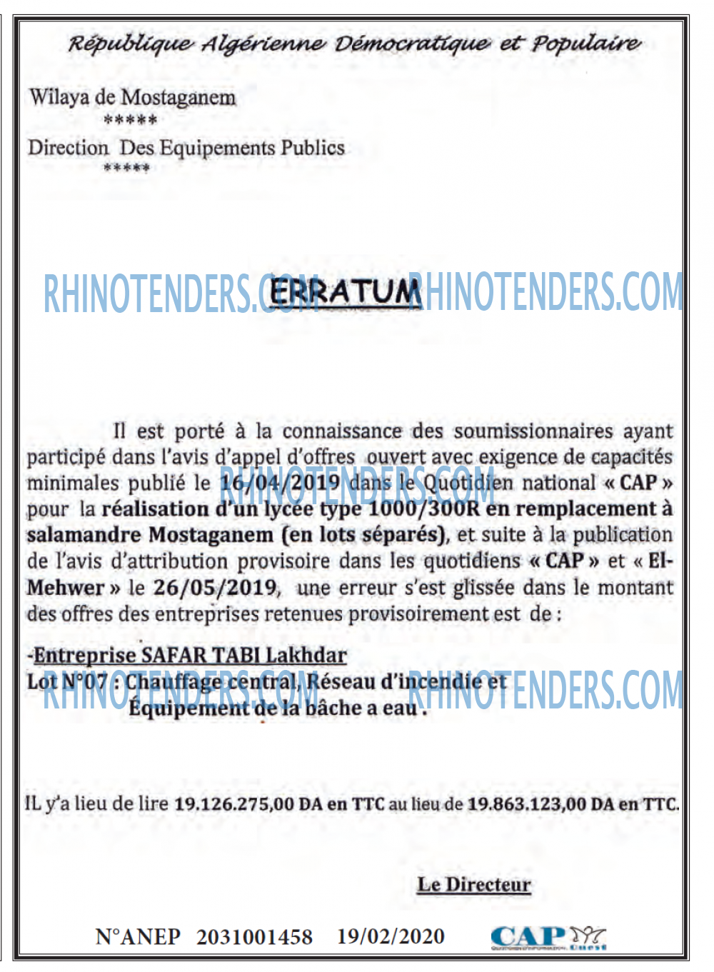 CAP OUEST