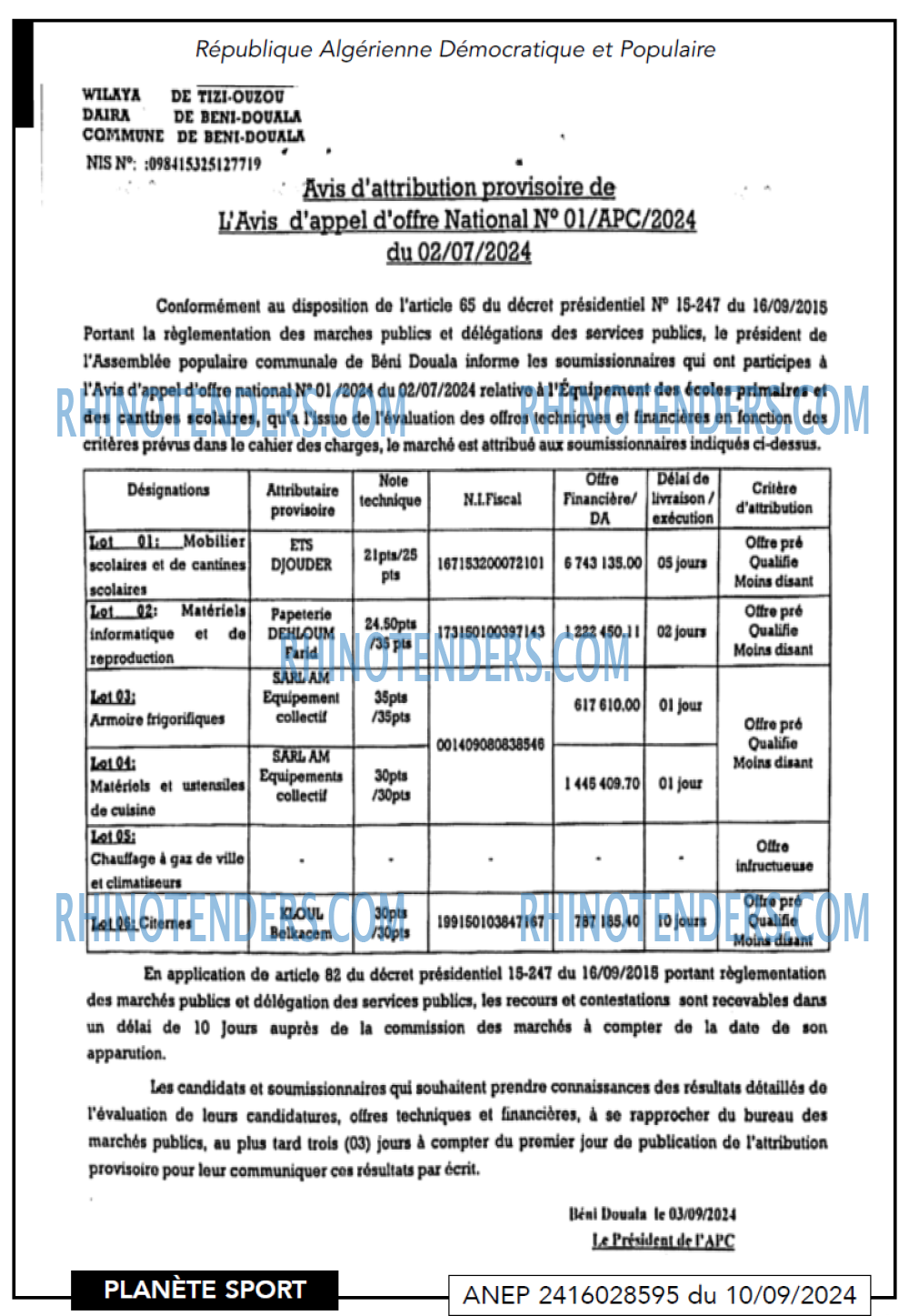 PLANETE SPORT