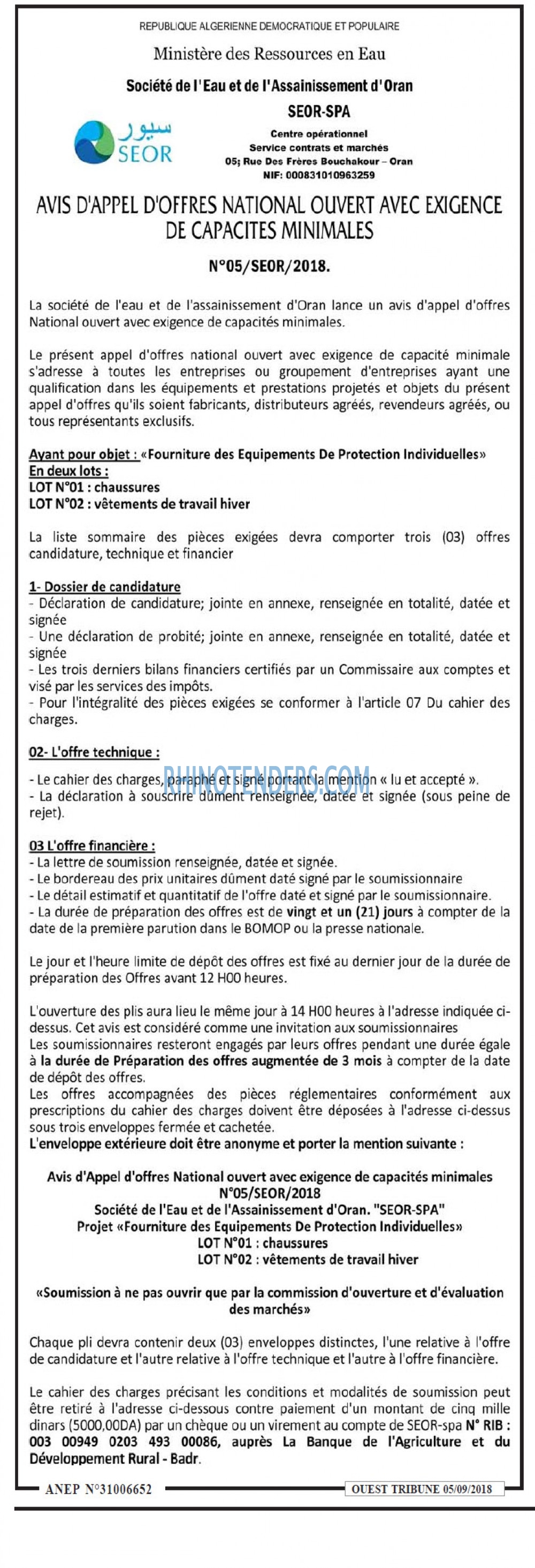 ouest TRIBUNE