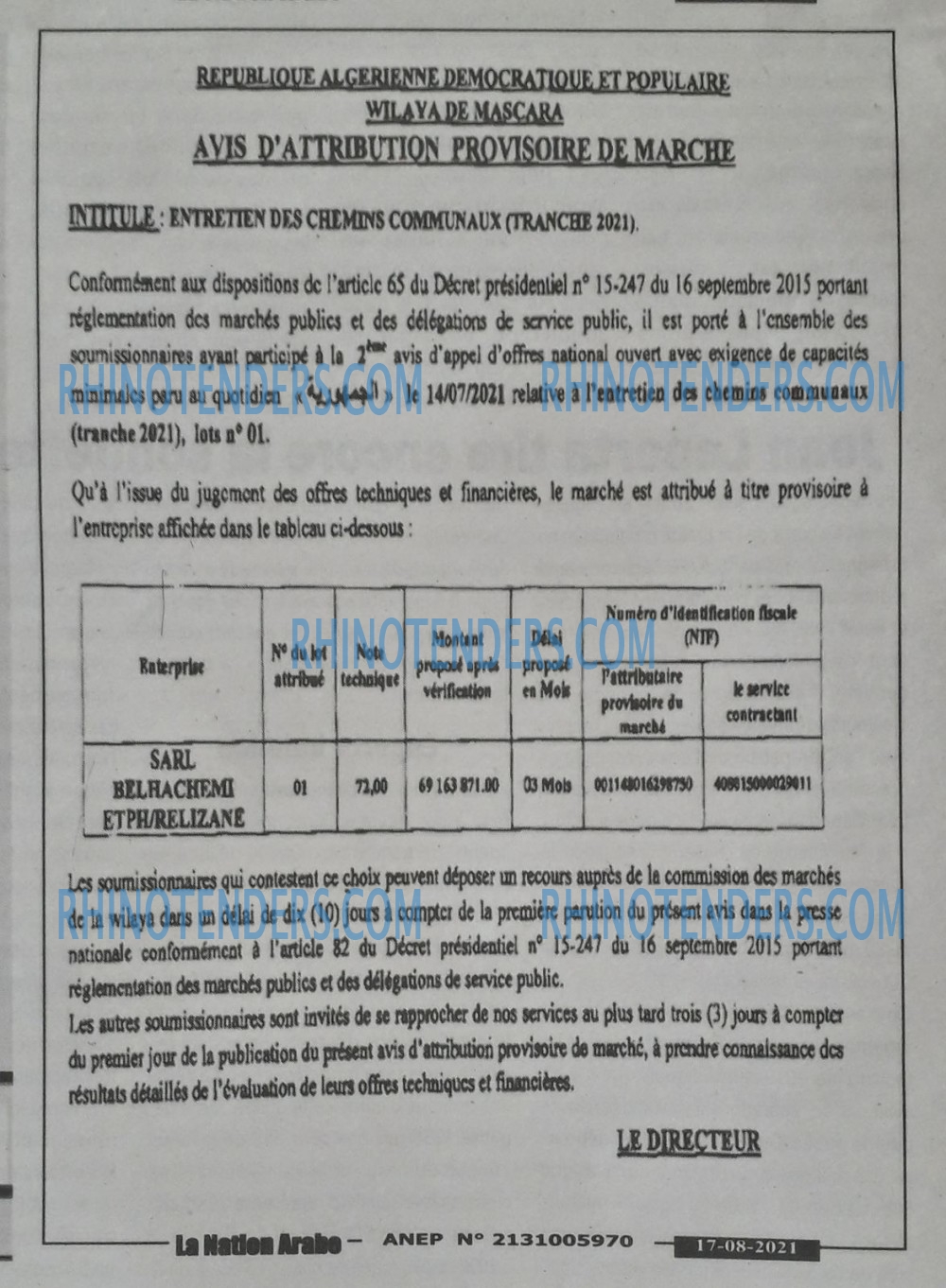 LA NATION ARABE