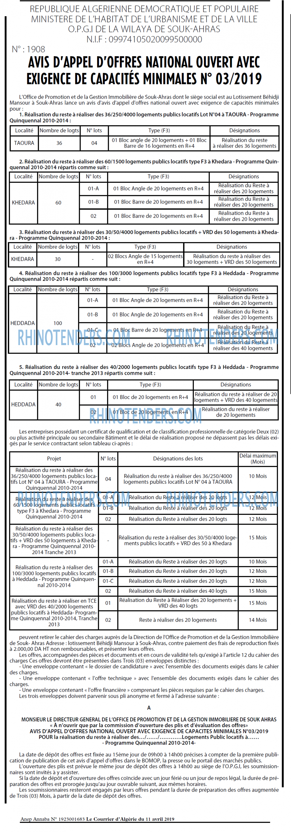 Le Courrier d'Algerie