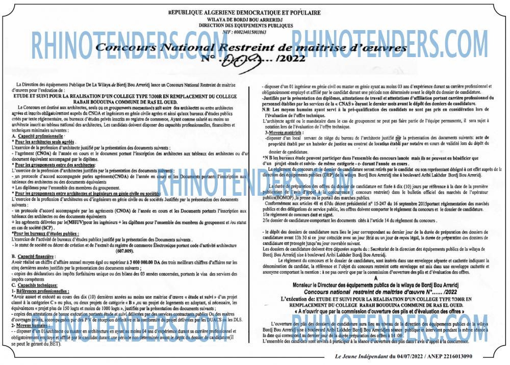 Jeune Independant